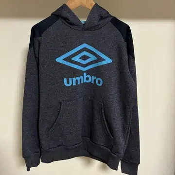 UMBRO 엄브로 풀오버 후드티 그레이 네이비
