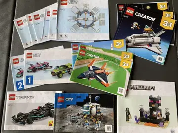 LEGO 조립 설명서 7종 CITY, technic, Creator
