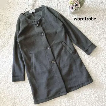 워드토롭 wordtrobe 다크 그레이 코트 플리스 F 겉옷
