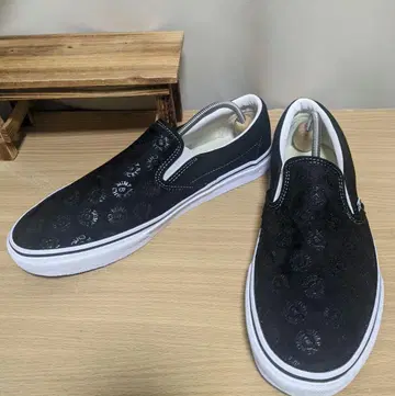 VANS 범프 오브 치킨 콜라보 스니커즈 슬립온 블랙 27.5cm