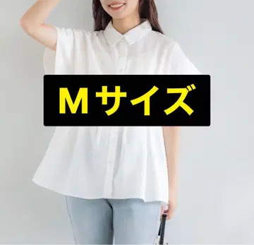 coca / 코카 축구 턱 블라우스 화이트 M 미사용 새상품 택 포함