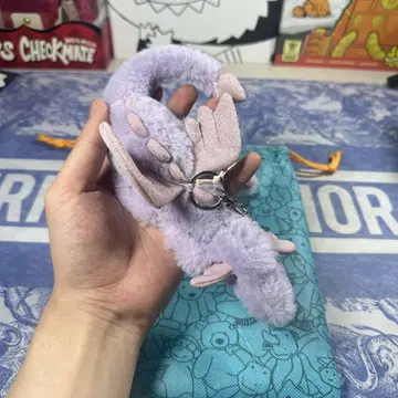 Jellycat 제리캣 퍼플 캐릭터 키링