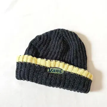 90s 한국제 Vans 니트캡 '오벌 로고'
