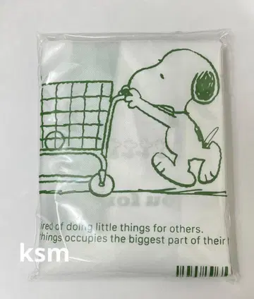 스누피 SNOOPY 레지봉투풍 에코백 에코백 훼미리마트