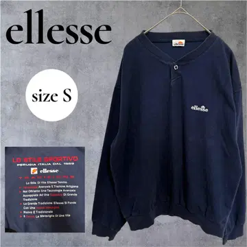 ellesse 엘레쎄 네이비 긴팔 트레이닝복 S 네이비 컬러 긴팔 맨투맨