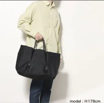 CAMPER SOGA 쿠마노 와타루 블랙 토트백