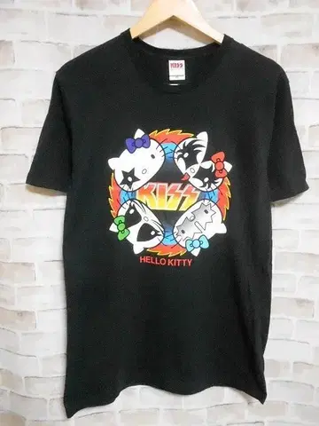 KISS 키스 x HELLO KITTY 헬로키티 T셔츠