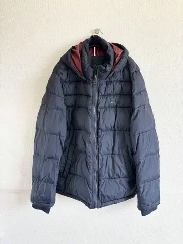TOMMY HILFIGER 타미힐피거 다운 자켓 XL 네이비 컬러