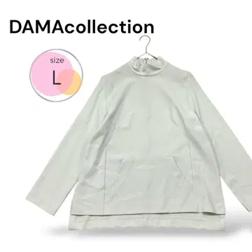 새상품급 DAMAcollection 지퍼 사양 하이넥 캐주얼 셔츠