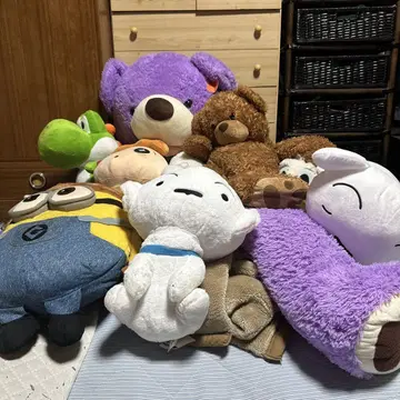 봉제 인형 9점
