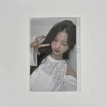 IVE 팬클럽 장기 회원 계속 혜택 트레이딩 카드 2025년 원영 공식