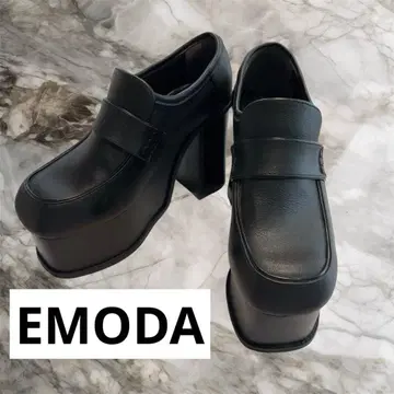 EMODA 에모다 통굽 로퍼 L 사이즈 블랙