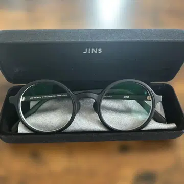 JINS 블랙 안경 URF-185-934CH 도수 있음