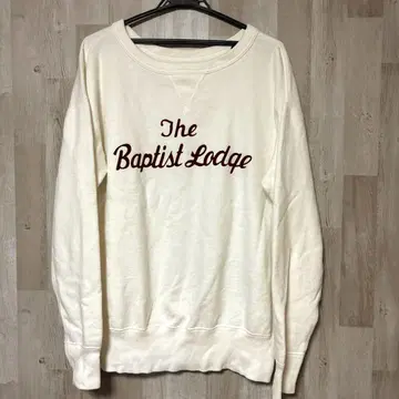 XL warehouse 앞 v 플로키 프린트 맨투맨 웨어하우스
