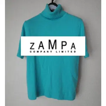 [배송비 포함] ZAMPA 아쿠아 컬러 반팔 터틀 니트