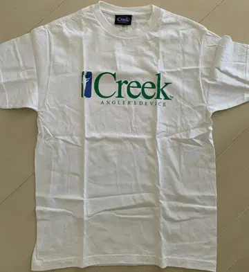 Creek 로고 T셔츠 화이트 사이즈 M