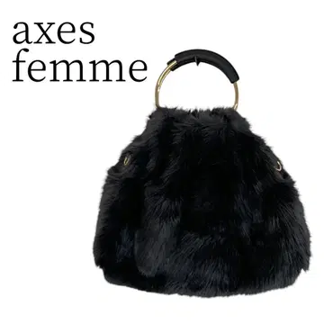 새상품급 axes femme 엑시즈팜 블랙 핸드백