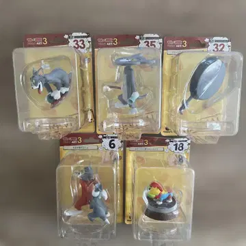 톰과 제리 피규어 세트 FUNNY ART!3 제일복권