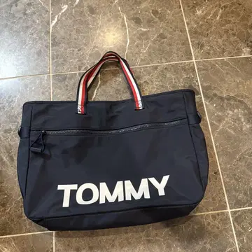 TOMMY HILFIGER 네이비 토트백