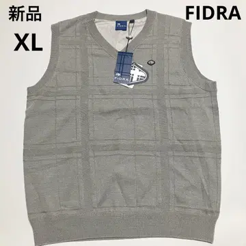 F804 새상품 피드라 V넥 베스트 골프 남성용 XL 그레이