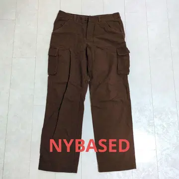 NYBASED 브라운 카고 팬츠 S 사이즈