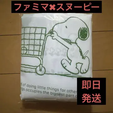 [훼미리마트 한정판] 스누피 계산대 봉투풍 에코백 PEANUTS