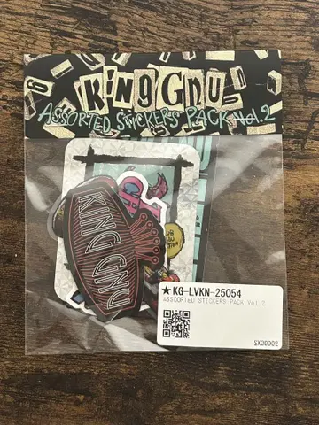 King Gnu LIVEHOUSE TOUR 스티커 씰 Vol.2