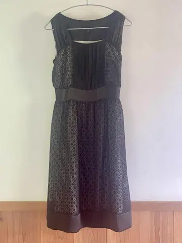 블랙 플리츠 드레스 UNTITLED 사이즈 2 결혼식
