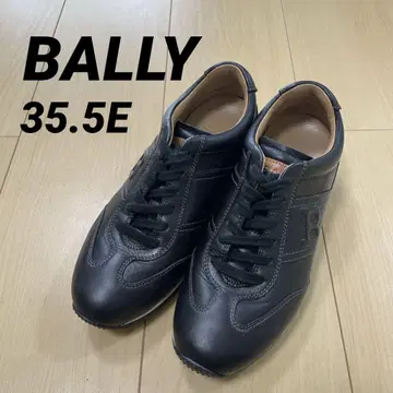 BALLY 가죽 스니커즈 35.5E 블랙