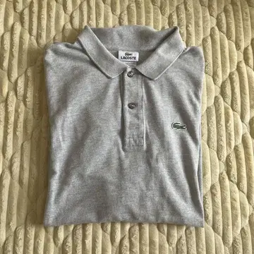 LACOSTE 그레이 피케 셔츠