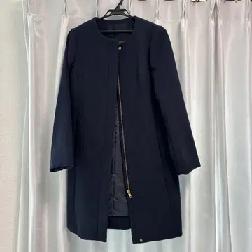 yecca vecca 노카라 코트 네이비 프리 사이즈