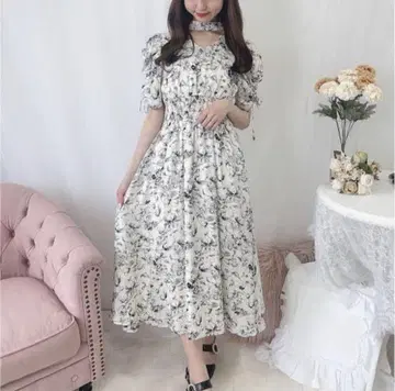 evelyn 원피스 꽃무늬