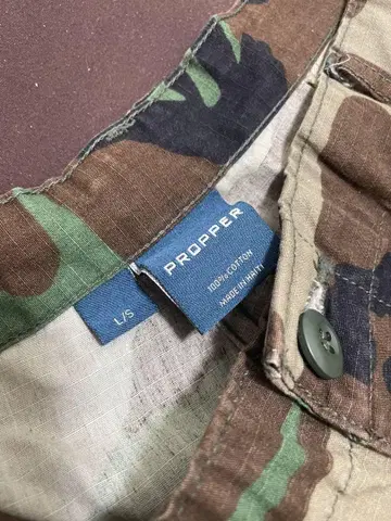 PROPPER 카모플라쥬 카고 팬츠 L/S