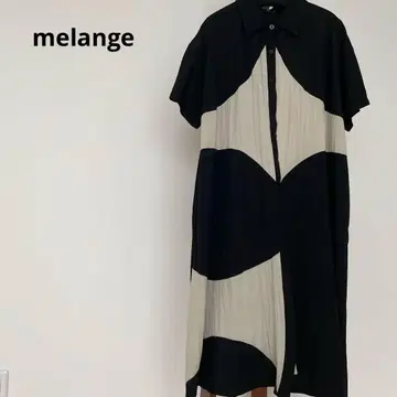 멜랑주 melange 셔츠 원피스