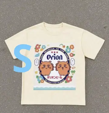 [ 미사용 새상품 ] 치이카와 (먼작귀) 오리온 맥주 T셔츠 S사이즈