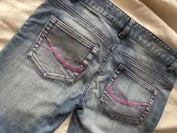 VERO MODA 라이트 블루 데님 팬츠