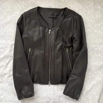 CROON A SONG 라무 가죽 자켓