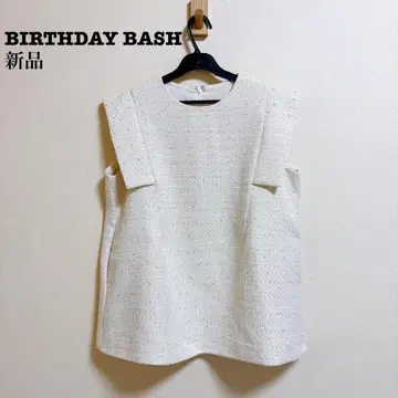 새상품 벌스데이 바쉬 CHRISTELLE LAME TWEED TOPS