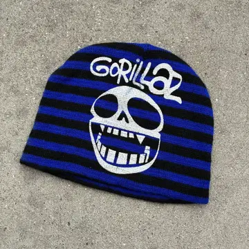 고릴라즈 GORILLAZ 니트 모자 비니 구제 의류 y2k