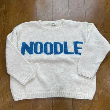 macmahon knitting mills NOODLE 니트 오프화이트