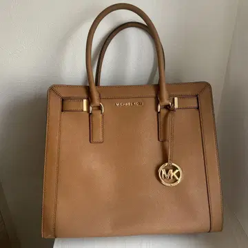 MICHAEL KORS 브라운 토트백