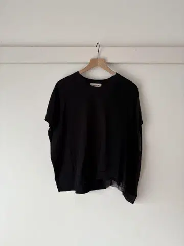 쉬폰 저지 반팔 T셔츠 M