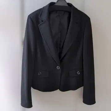 블랙 테일러드 자켓