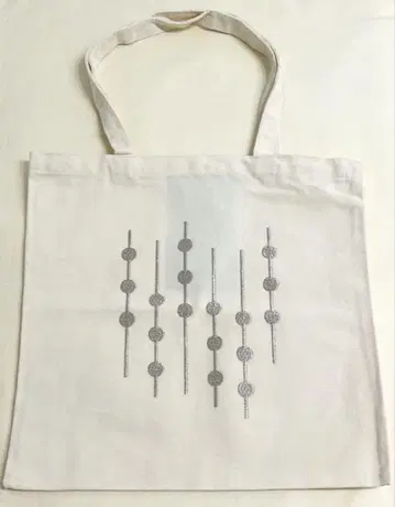 바레인 왕국 자수 토트백