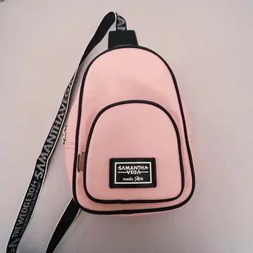 사만사 베가 핑크 숄더 바디백