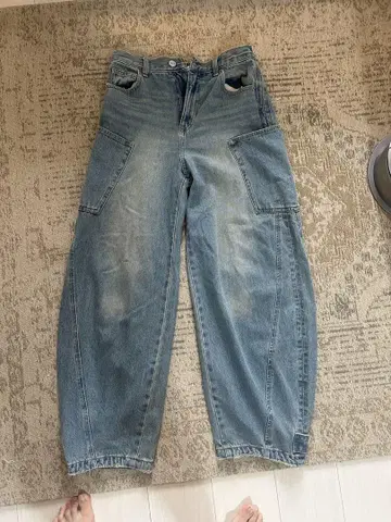 moussy 모우지 와이드 레그 데님 팬츠 사이즈 2