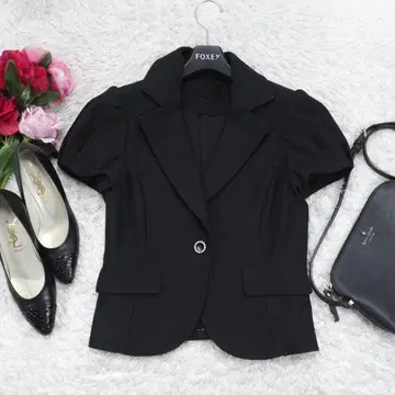 G9285*스트로베리 필드 테일러드 자켓 블랙