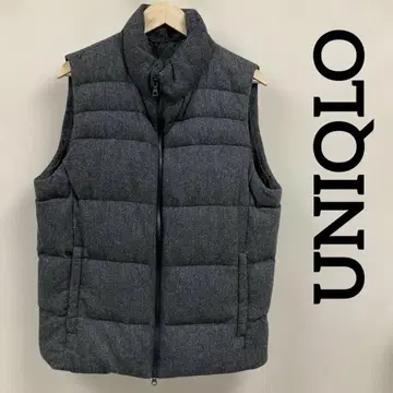 UNIQLO 다운 베스트 XL 다크 그레이 남성용 #2472