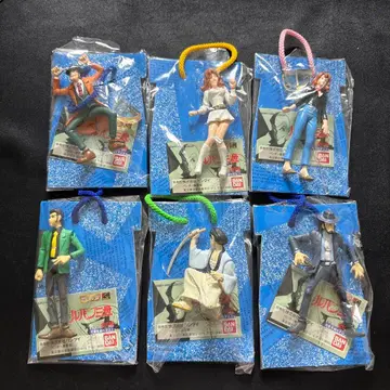 반다이 루팡 3세 피규어 6체 세트 레트로