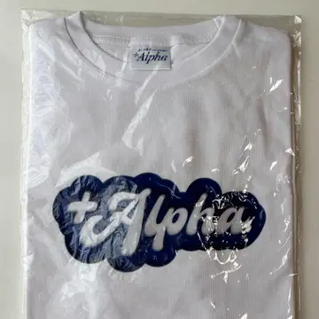 +Alpha 로고 T셔츠 화이트